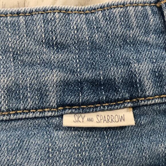 Tilly's Sky & Sparrow Blue High Rise Denim Shorts - Picture 7 of 7